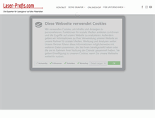 Tablet Screenshot of laser-profis.com